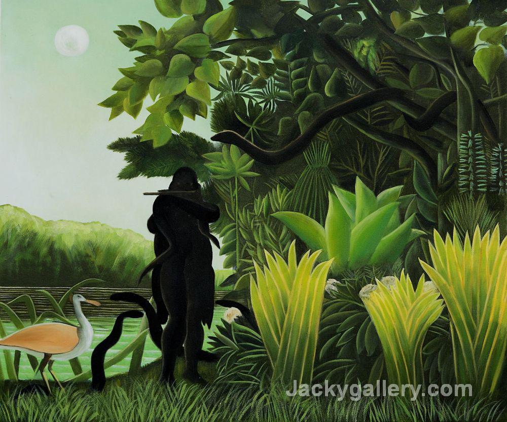 Snake Charmer by Henri Rousseau paintings reproduction